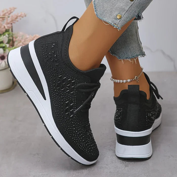 Giselle™ – Orthopädische Sneaker mit funkelnden Strasssteinen