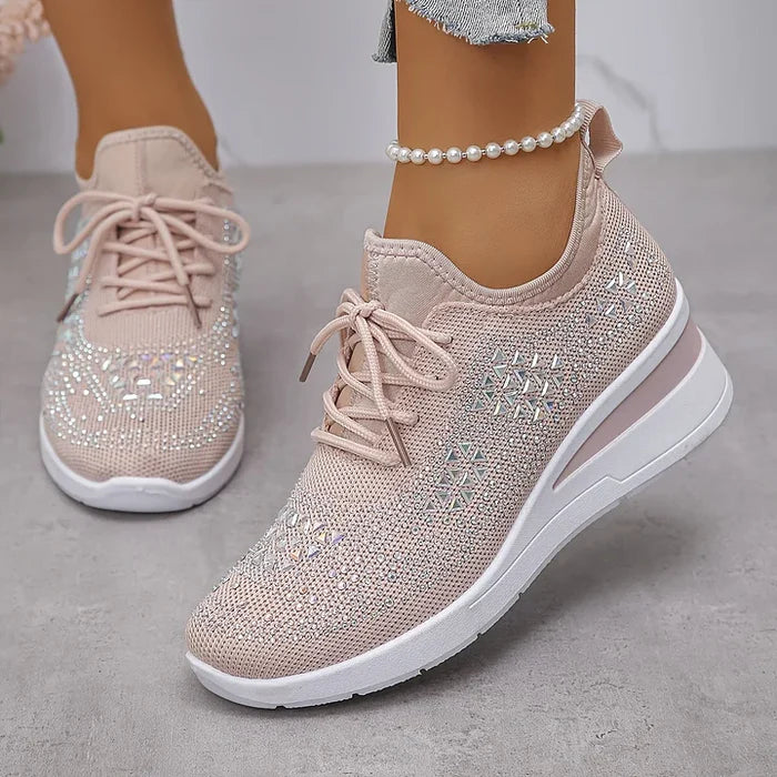 Giselle™ – Orthopädische Sneaker mit funkelnden Strasssteinen
