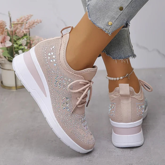 Giselle™ – Orthopädische Sneaker mit funkelnden Strasssteinen