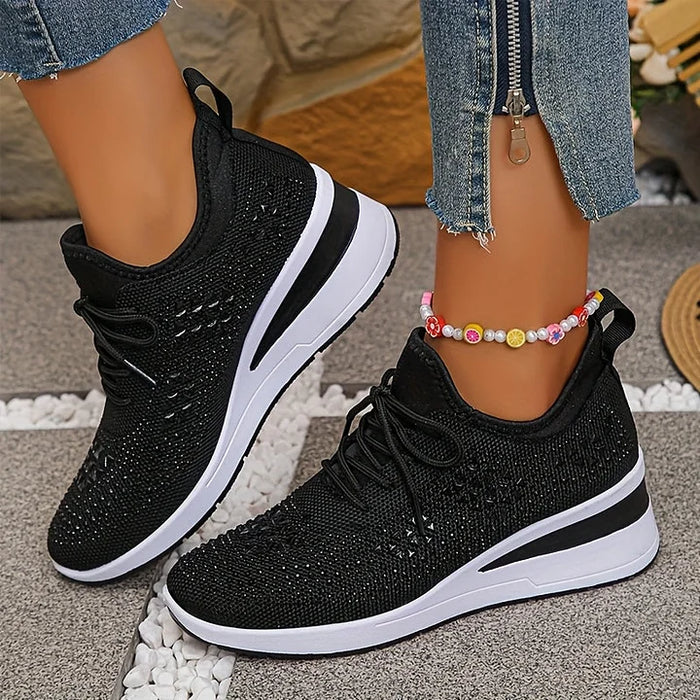 Giselle™ – Orthopädische Sneaker mit funkelnden Strasssteinen