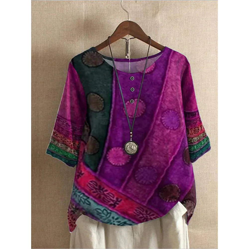 Taelyn™ - Elegante Casual-Boho-Bluse