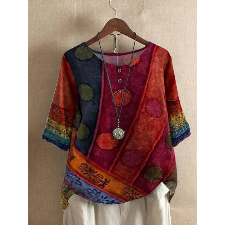 Taelyn™ - Elegante Casual-Boho-Bluse